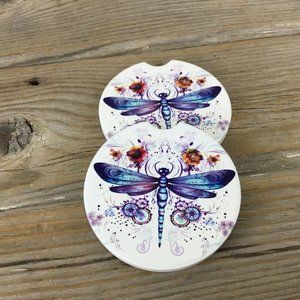 Dragon Fly Car Coasters